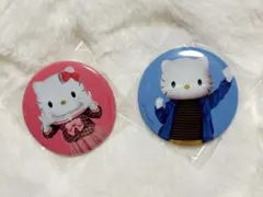 ドンキ限定 산리오 ライブキャラクターズ 缶バッジ ハローキティ ディアダニエル