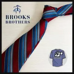【人気デザイン】ブルックスブラザーズ☆ストライプ柄ネクタイ シルク アメリカ製