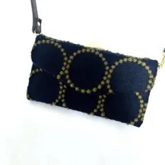 【現品】iphone14 ショルダーバッグ風手帳型スマホケース ミナペルホネン