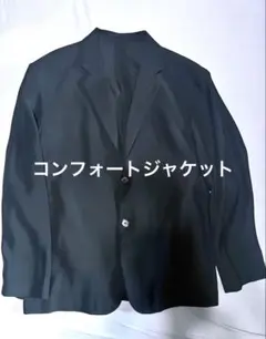 GU ブラック テーラードジャケット　黒　コンフォートジャケット