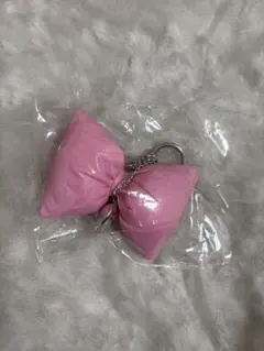 ピンクリボン＆ハート型キーホルダー