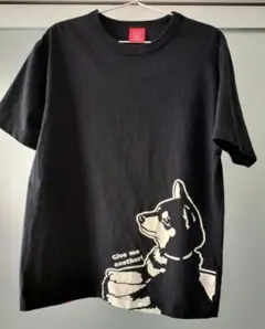 OJICO オジコ 犬柄 Tシャツ ブラック　男女兼用のサムネイル