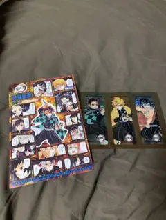 鬼滅の刃 クリアしおり、鬼滅の刃 シール