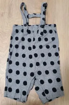 BREEZE ドット柄八分丈サロペット