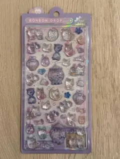クーリア ボンボンドロップ シール ナイトミャウ ねこ 正規品