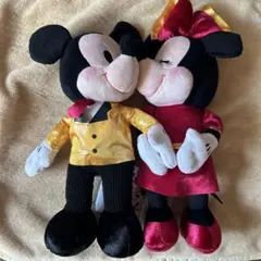 ミッキー＆ミニー セレブリティフォト ペア ぬいぐるみ