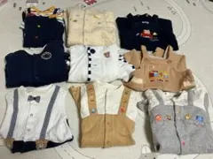 【10点まとめ売り】ミキハウスロンパースとポンチョ