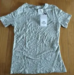 ☆新品・未使用☆ZARA TRAFALUC グレー Tシャツ S/S18