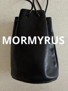 MORMYRUS モルミルス　レザー ミニ巾着　ブラックのサムネイル