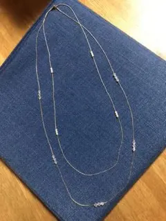 ステンレスゴールドフレンチロープチェーン シルバーネックレス