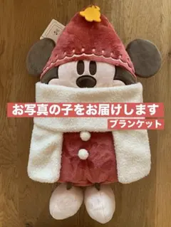 新品タグ付き　リルリンリン　ブランケット　ぬいぐるみ　ディズニークリスマス