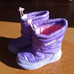 VANS 紫 スノーブーツ(子ども用)