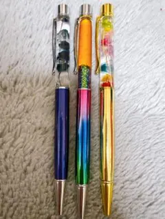 272 ハーバリウムボールペン 3本セット ハンドメイド - メルカリ