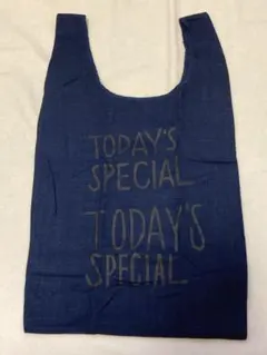 TODAY'S SPECIAL エコバッグ　マルシェバッグ　ネイビーのサムネイル