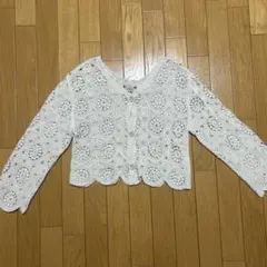 VIS かぎ針前後2WAYカーディガンのサムネイル