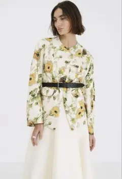 CLANE SCARF FLOWER RIBBON TOPS