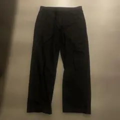 黒 ワイドパンツ