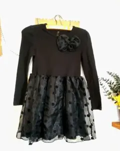 ☆☆彡おしゃれ ドット柄ワンピース120cm位☆彡