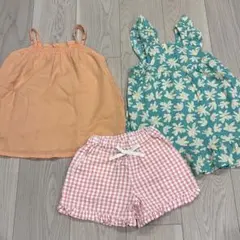 プティマイン　アプレクレール　ワンピース　半ズボン　ショートパンツ　セットのサムネイル