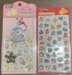 ポケモン シール ステッカー 2種セット　チャーム付き