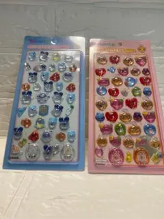 バンダイ 3Dステッカーセット 2シートボンボンドロップシール