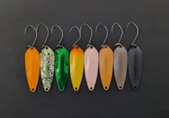 ロデオクラフト ジキルJr 0.9g 9枚 エリアトラウト 管釣りスプーン