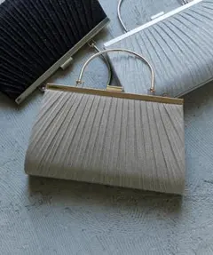 パーティーバッグ 2WAY クラッチバッグ ショルダーバッグ 結婚式 ベージュ