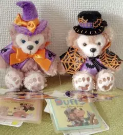 ハロウィンダッフィー＆シェリーメイ・ストラップ