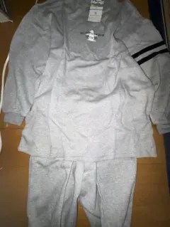 新品 MUNSINGWEAR ルームウェア セットアップ グレー LA
