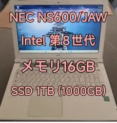 NEC PC-NS850NAS 17 i7-8565U 8G 256G 1TB - メルカリ