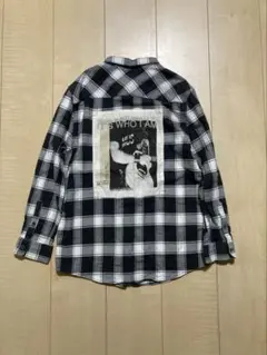 ZARA boy チェック柄シャツ　モノトーン