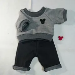 ぬいぐるみ服　チャコール