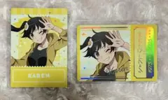 化物語 シャフト展 箔押し カード 阿良々木火憐 2点