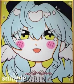 ♡原画一点物♡ 小色紙 手描きイラスト アナログイラスト 色紙
