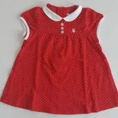 ミキハウス 女の子 80cm チュニック ワンピース