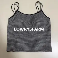 LOWRYS FARM ストライプブラトップ Fサイズ