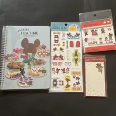 新品未使用品　くまのがっこうジャッキーノート＆付箋3種類
