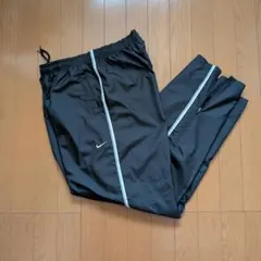 00s Nike y2k zip wide nylon pants L 黒