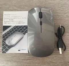 新品⭐️ワイヤレスマウス　Bluetooth 充電式　静か　スリム　マウス　超薄型