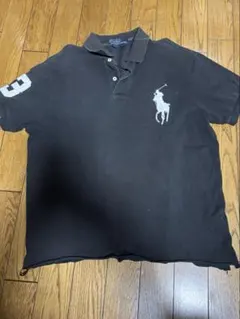 polo ralph lauren ポロシャツ ビックポニー ブラック M