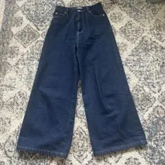 COHINA 低身長 KUROKI DENIM フレアワイドregular S - メルカリ