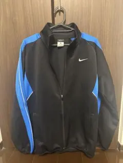 Nike Dri-FIT フルジップジャケット M 黒/青