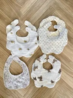 7枚セット　コットン　ベビースタイ　ビブ