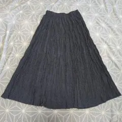 ユニクロ イネス ツイストプリーツロングスカート ドット Mサイズ