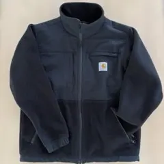 Carhartt ブラック フリースジャケット