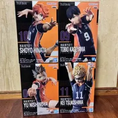 ハイキュー　ポージングフィギュア　烏野　月島　影山　西谷　日向　フィギュア