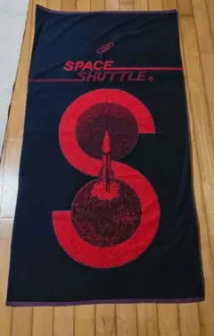 希少 日本製 宇宙アート 大判ファブリック 160×87 SHUTTLE