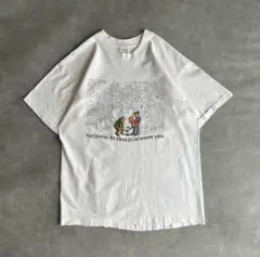 ・90s フルーツオブザルーム 半袖Tシャツ カナダ製 シングルステッチ 石油