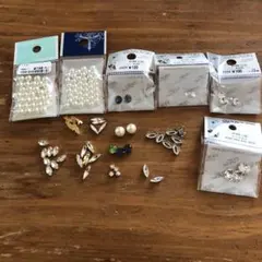 Swarovski ビーズ　パール　ガラスストーン