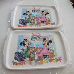 ディズニーシー スプリングヴォヤッジ　ダッフィー トレイ トレー 2枚セット